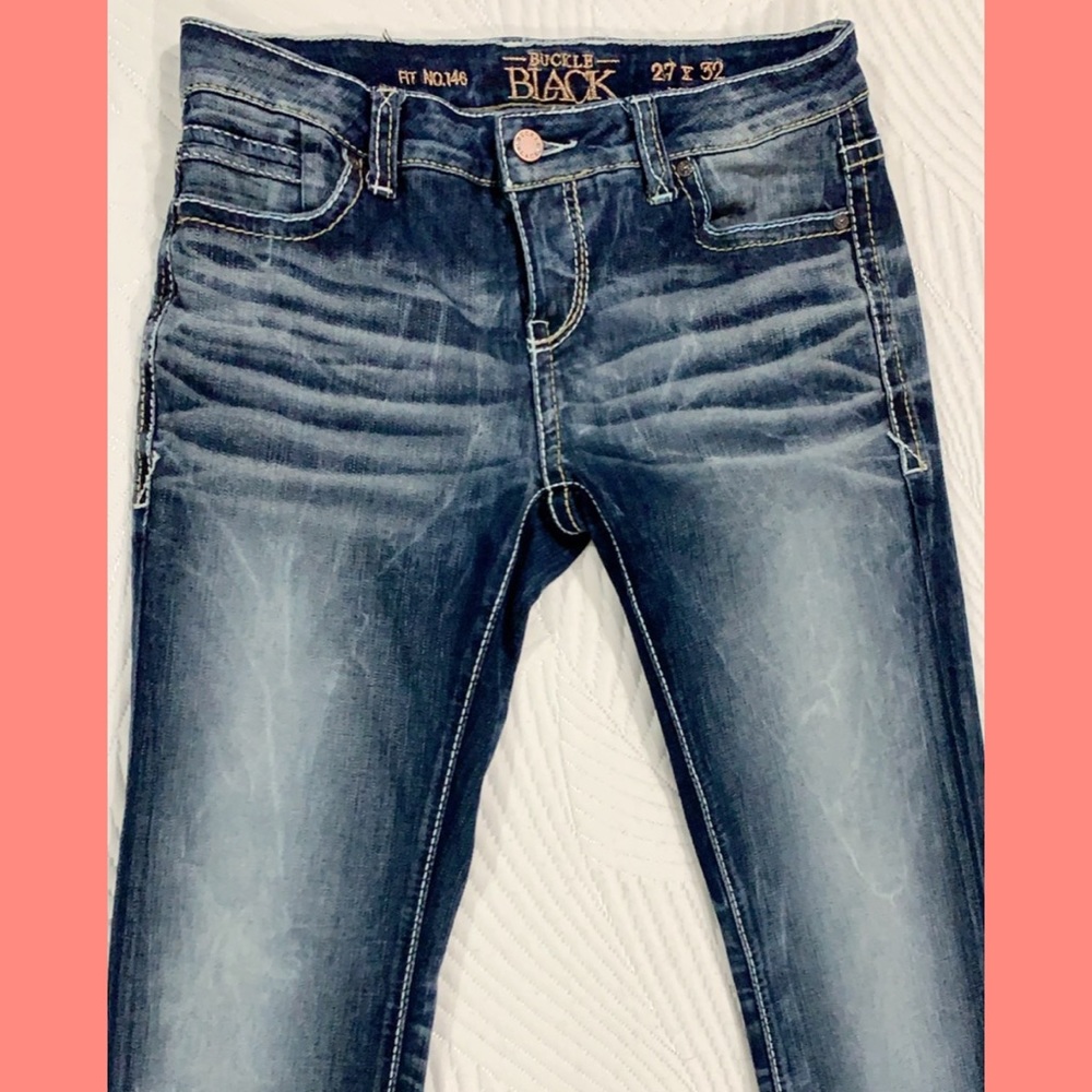 Buckle Black Jeans Fit #146